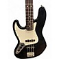 Used Fender Player Jazz Bass Left Handed Black Electric Bass Guitar