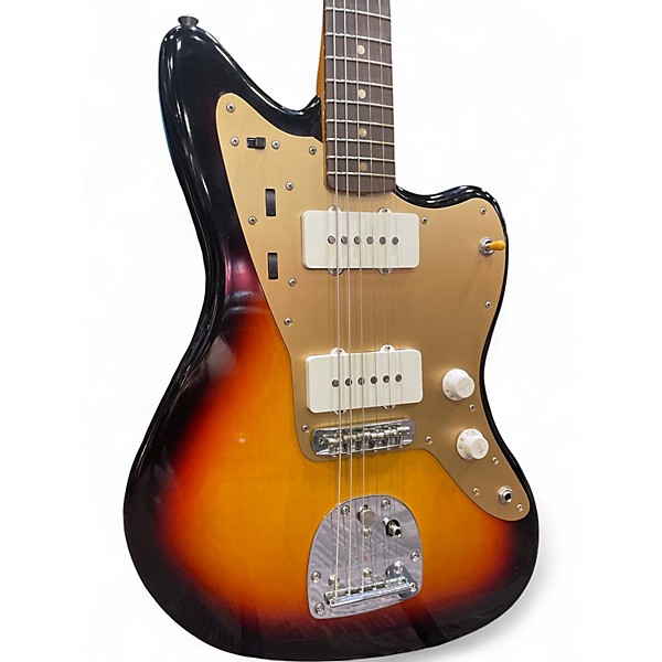 Used 2025 Fender Limited Edition Vintera® II Road Worn® '50s Jazzmaster® 3 Color Sunburst Solid Body Electric Guitar