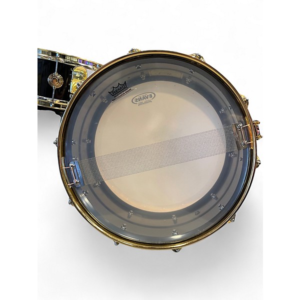 Used Pearl 14in STEPHEN FERRONE Black and Gold Drum