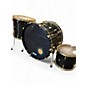 Used Pearl 3 Piece MASTERS CUSTOM MAPLE MMX Black and Gold Drum Kit thumbnail
