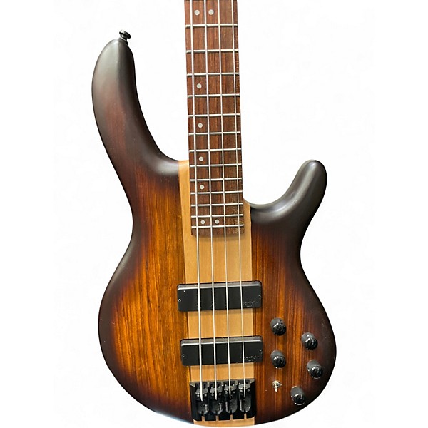 Used Cort c4 plus Natural Electric Bass Guitar
