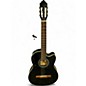 Used Greg Bennett Design by Samick C1CE Black Classical Acoustic Electric Guitar thumbnail