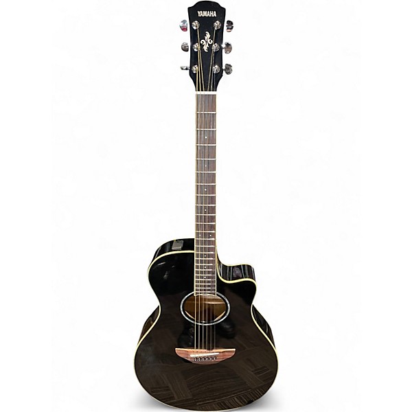 Used Yamaha APX600 Black Acoustic Electric Guitar