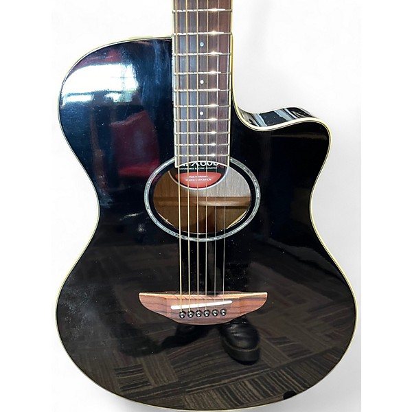 Used Yamaha APX600 Black Acoustic Electric Guitar