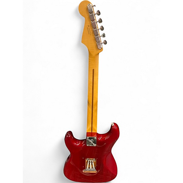Used Fender Player Stratocaster Candy Apple Red Solid Body Electric Guitar