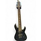 Used Schecter Guitar Research C8 SLS Evil Twin Satin Black Solid Body Electric Guitar thumbnail