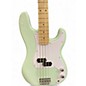Used Squier sonic precision bass Surf Green Electric Bass Guitar