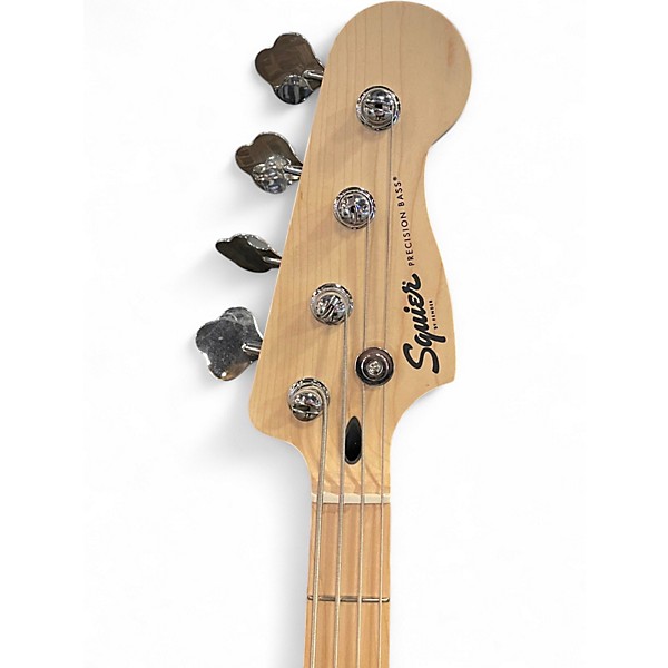 Used Squier sonic precision bass Surf Green Electric Bass Guitar