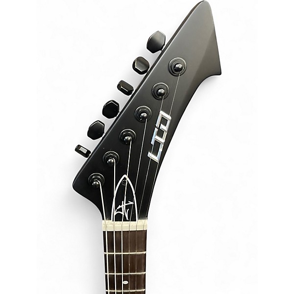 Used ESP LTD James Hetfield Snakebyte Black Solid Body Electric Guitar