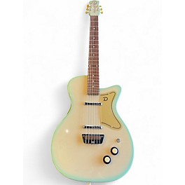 Used Danelectro U2 Blue Burst Solid Body Electric Guitar