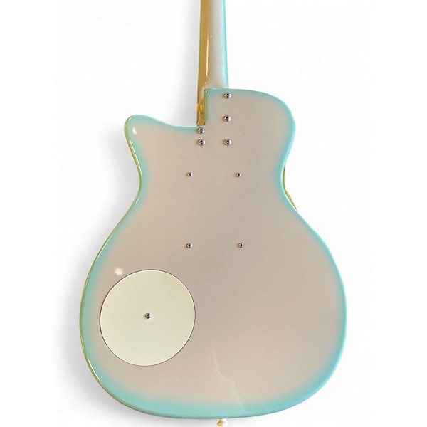 Used Danelectro U2 Blue Burst Solid Body Electric Guitar