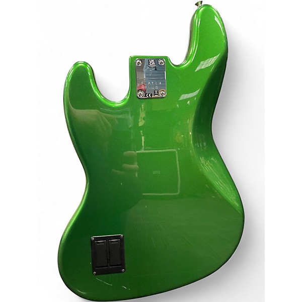 Used Fender Player Plus Jazz Bass V Green Electric Bass Guitar