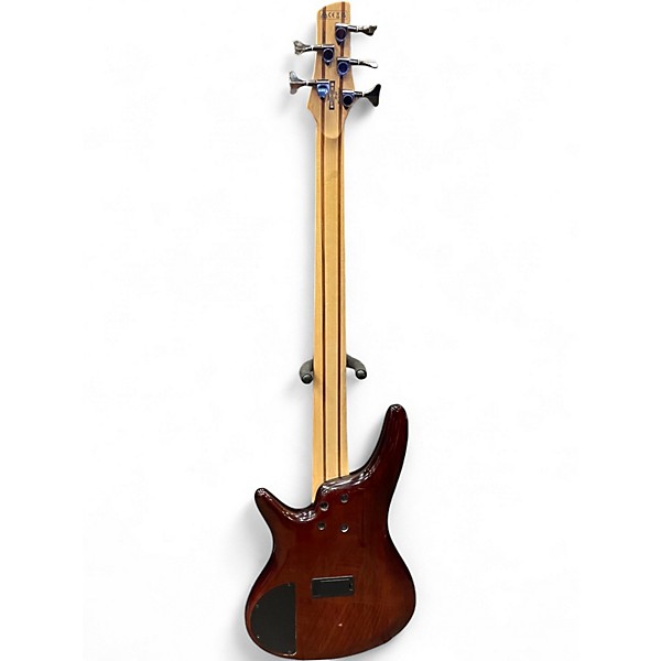 Used Ibanez SR405 5 String 2 Color Sunburst Electric Bass Guitar