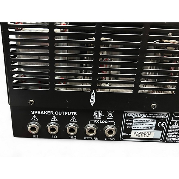 Used Orange Amplifiers TT15JR Jim Root Number 4 Signature 15W Tube Guitar Amp Head