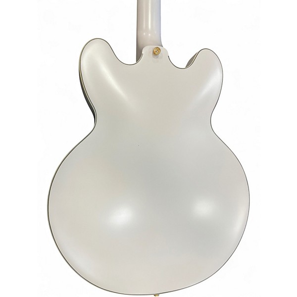 Used Epiphone Emily Wolfe Sheraton White Wolfe White Hollow Body Electric Guitar