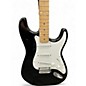 Used Squier Bullet Stratocaster Black and White Solid Body Electric Guitar
