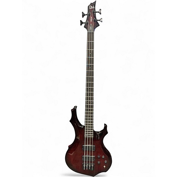 Used ESP LTD F1004 Black Electric Bass Guitar