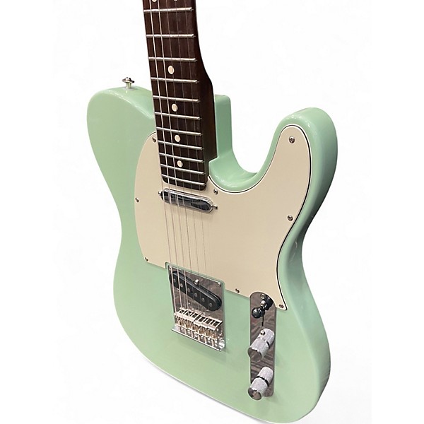 Used 2016 Fender gc fsr american standard telecaster Surf Green Solid Body Electric Guitar