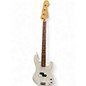 Used Fender Player Precision Bass Polar White Electric Bass Guitar thumbnail