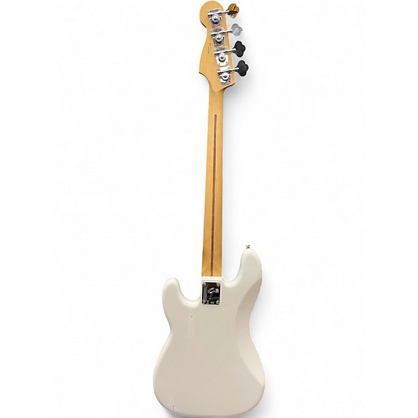 Used Fender Player Precision Bass Polar White Electric Bass Guitar