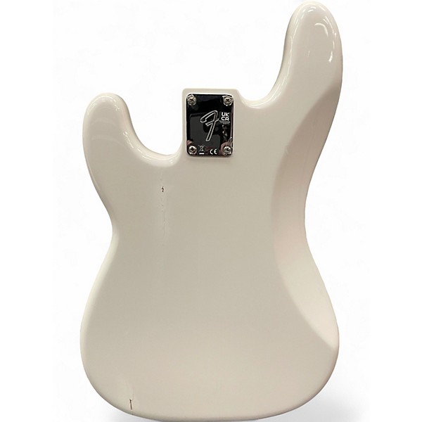 Used Fender Player Precision Bass Polar White Electric Bass Guitar