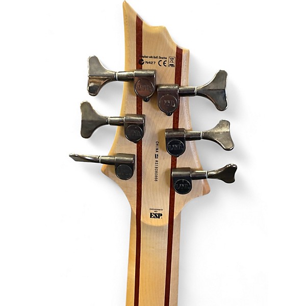 Used ESP LTD B206SM 6 String Natural Electric Bass Guitar