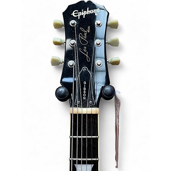 Used Epiphone gibson les paul Sapphire Blue Trans Solid Body Electric Guitar