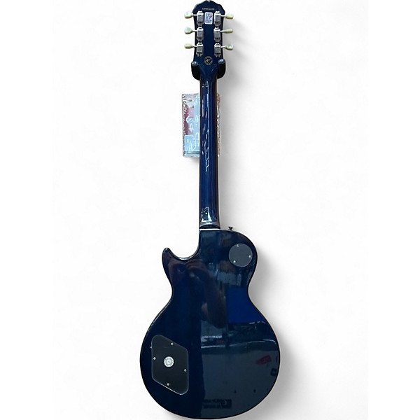 Used Epiphone gibson les paul Sapphire Blue Trans Solid Body Electric Guitar