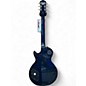 Used Epiphone gibson les paul Sapphire Blue Trans Solid Body Electric Guitar