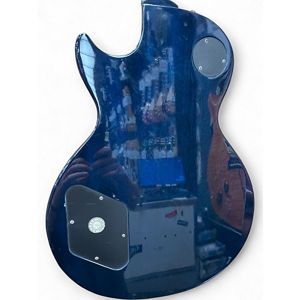 Used Epiphone gibson les paul Sapphire Blue Trans Solid Body Electric Guitar