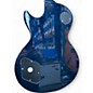Used Epiphone gibson les paul Sapphire Blue Trans Solid Body Electric Guitar