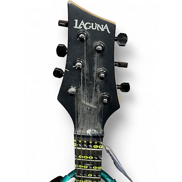 Used Laguna LE50 Short Scale Black Electric Guitar