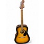 Used Fender Redondo 2 Tone Sunburst Acoustic Electric Guitar thumbnail