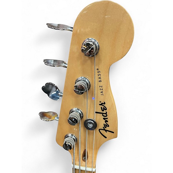 Used Fender Standard Jazz Bass Black Electric Bass Guitar