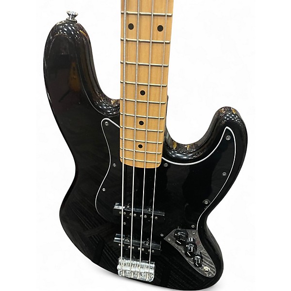 Used Fender Standard Jazz Bass Black Electric Bass Guitar