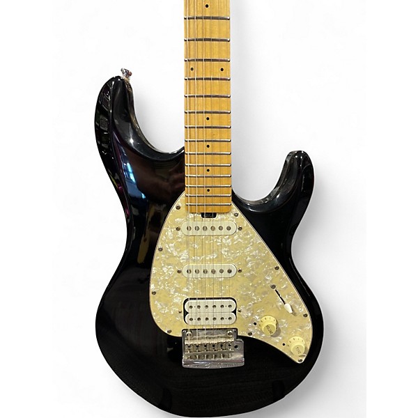 Used Sterling by Music Man Silhouette Black Solid Body Electric Guitar