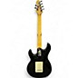 Used Sterling by Music Man Silhouette Black Solid Body Electric Guitar