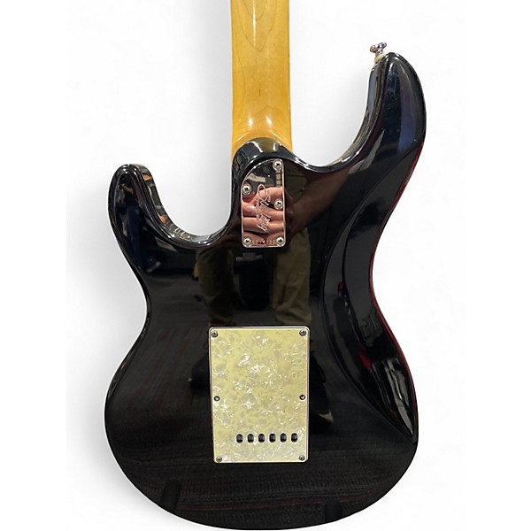 Used Sterling by Music Man Silhouette Black Solid Body Electric Guitar