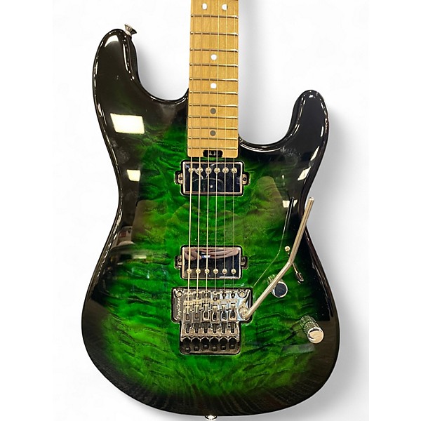 Used Charvel Pro-Mod San Dimas HH FR Green Solid Body Electric Guitar