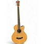 Used Ibanez aeb105e 5-String Natural Acoustic Bass Guitar thumbnail