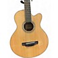 Used Ibanez aeb105e 5-String Natural Acoustic Bass Guitar
