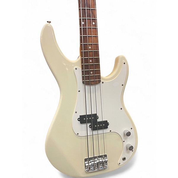 Used Peavey Milestone II White Electric Bass Guitar