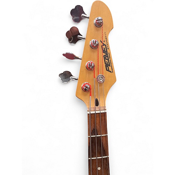 Used Peavey Milestone II White Electric Bass Guitar