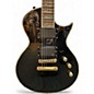 Used ESP ltd ec-1000 deluxe Black Solid Body Electric Guitar