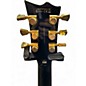 Used ESP ltd ec-1000 deluxe Black Solid Body Electric Guitar