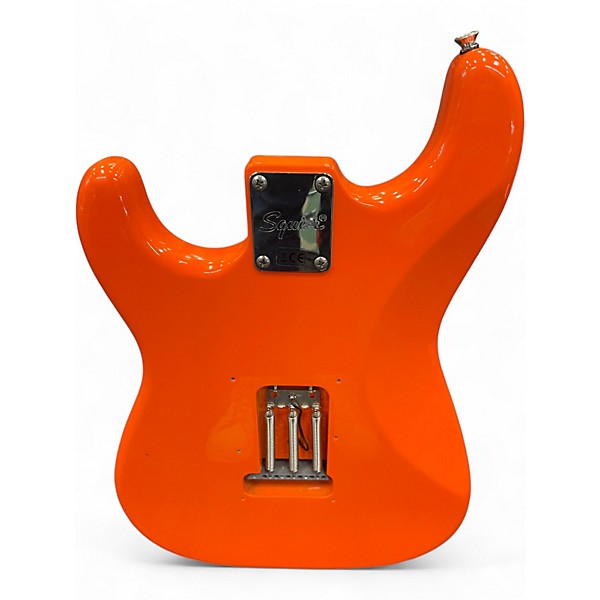 Used Squier Affinity Stratocaster Capri Orange Solid Body Electric Guitar