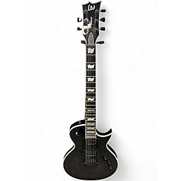 Used ESP LTD EC1000ET Trans Black Solid Body Electric Guitar