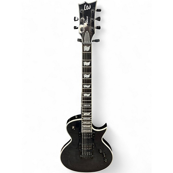 Used ESP LTD EC1000ET Trans Black Solid Body Electric Guitar