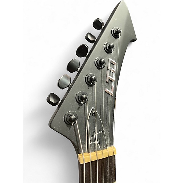 Used ESP LTD James Hetfield Snakebyte Black Solid Body Electric Guitar