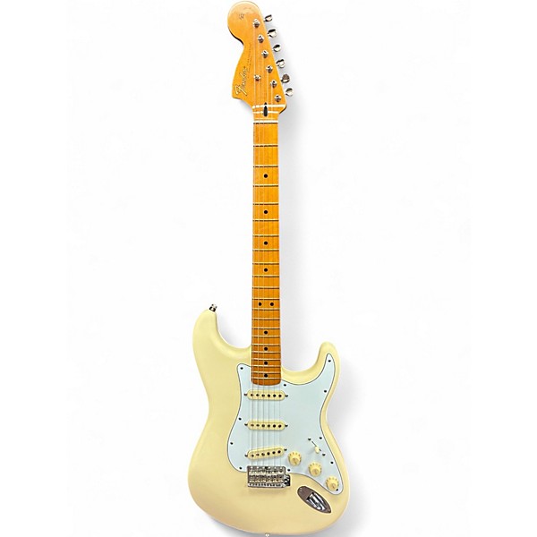 Used 2025 Fender Jimi Hendrix Stratocaster Olympic White Solid Body Electric Guitar